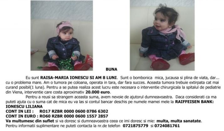 Dragii mei, Viata acestei fetite este in mainile noastre!